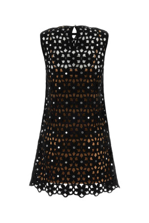 Black crochet mini dress Black MICHAEL BY MICHAEL KORS (MS683CWKNE)