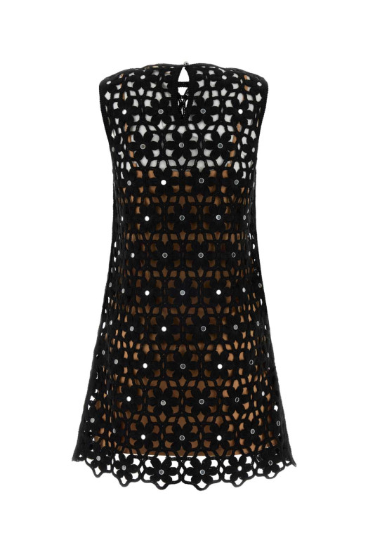 Black crochet mini dress Black MICHAEL BY MICHAEL KORS (MS683CWKNE)