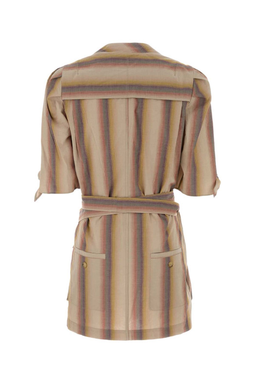 Хлопковое мини-платье с вышивкой Mariza от ISABEL MARANT (RO1070FAD2I02I)