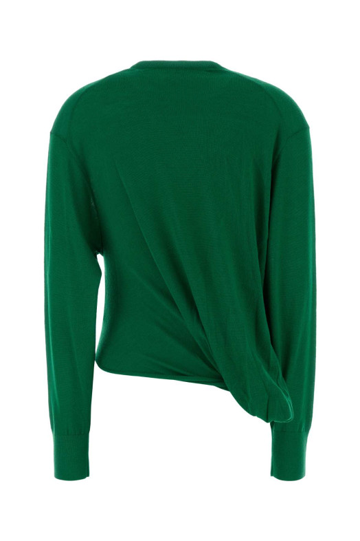 Green wool blend sweater Green LOEWE (S540Y14KHD)