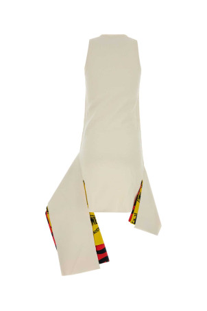 Ivory stretch viscose blend dress Multicolor LOEWE (S540Y15KCJ)