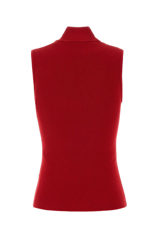 Красный трикотажный топ LOEWE (S540Y55K74)