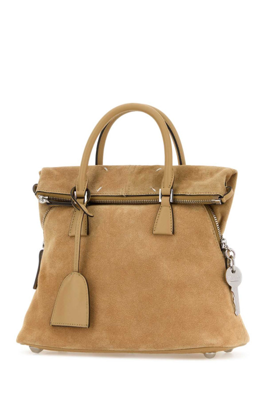 Мини-сумочка из бежевой замши 5AC от MAISON MARGIELA (SB1WG0084P8829)