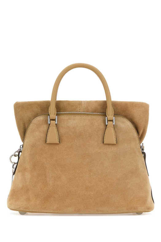 Мини-сумочка из бежевой замши 5AC от MAISON MARGIELA (SB1WG0084P8829)