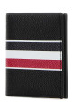 Black leather card holder THOM BROWNE (UAW089A00198)