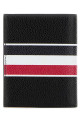 Black leather card holder THOM BROWNE (UAW089A00198)