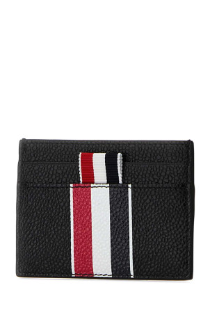 Black leather card holder THOM BROWNE (UAW090A00198)
