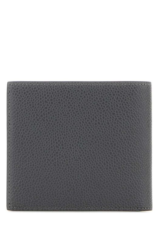 Коричневый кожаный кошелек THOM BROWNE (UAW092A00198)