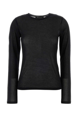 Black cotton blend t-shirt OUR LEGACY (W2266SBS)