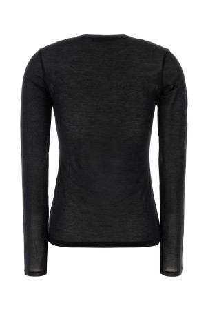 Black cotton blend t-shirt OUR LEGACY (W2266SBS)