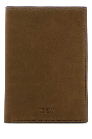 Brown suede passport holder TOM FORD (Y0274LCL504S)