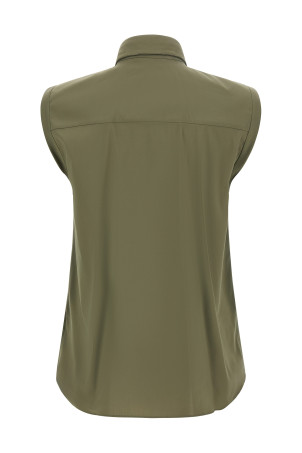 'Shiny Trim' shirt Green