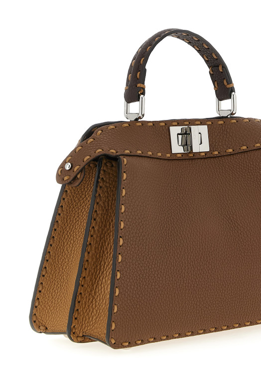'Peekaboo ISeeU Small' handbag Brown