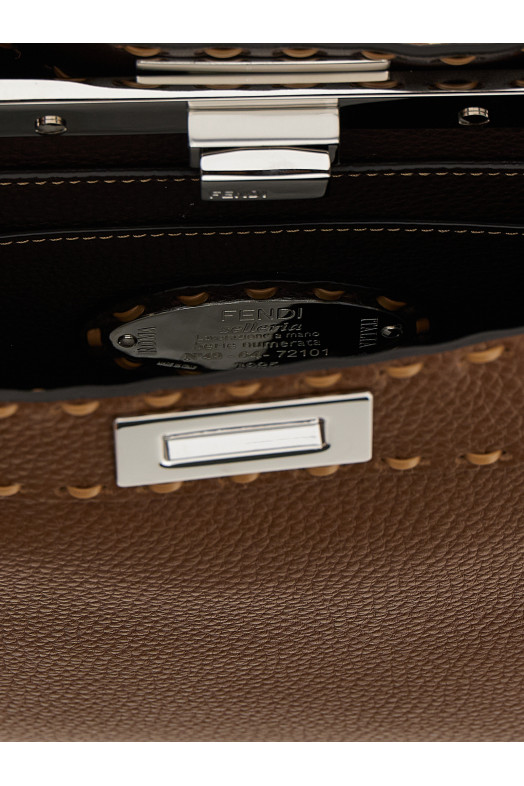 'Peekaboo ISeeU Small' handbag Brown