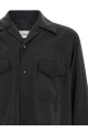 Convertible collar shirt Black