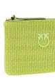 Raffia clutch Green