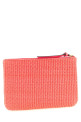 Raffia clutch Fuchsia