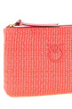 Raffia clutch Fuchsia