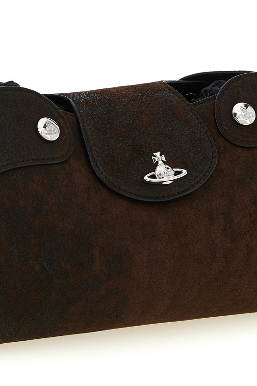 'Wilma' clutch Brown