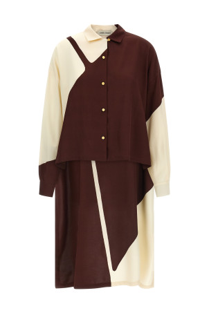 Сорочка з графічним принтом, різнокольорова ALBERTA FERRETTI A022201511074