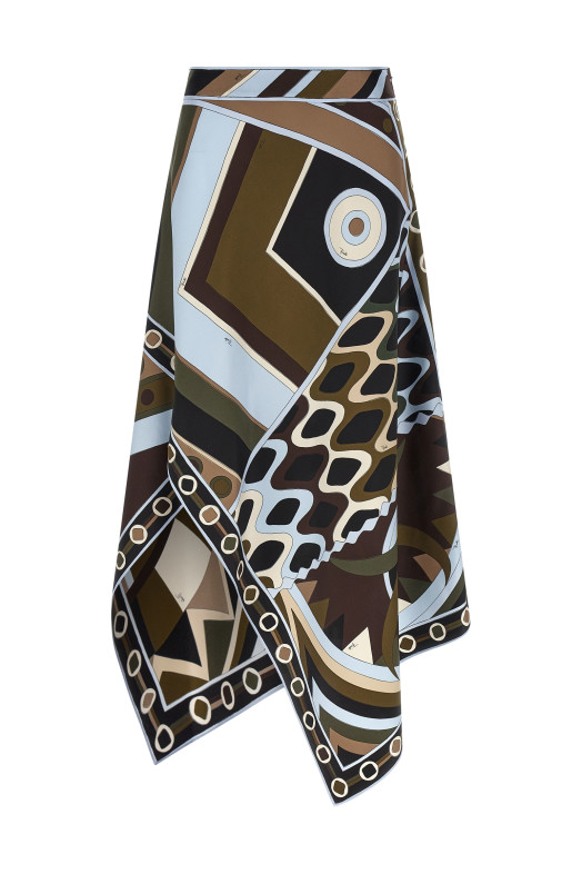 Юбка «Vivara» зеленого цвета 6HRW166H876016