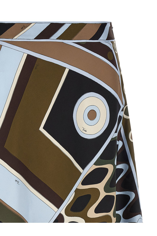 Юбка «Vivara» зеленого цвета 6HRW166H876016