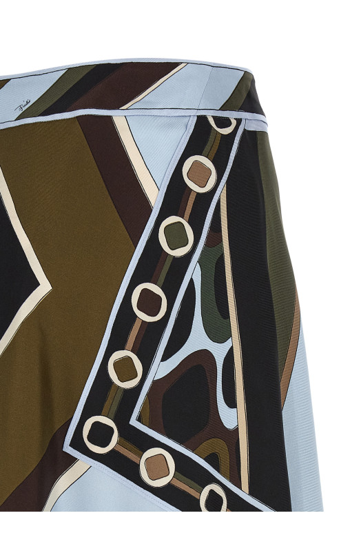 Юбка «Vivara» зеленого цвета 6HRW166H876016