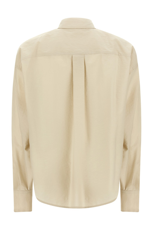 'Dazzling Seabed Embroidery' shirt Beige