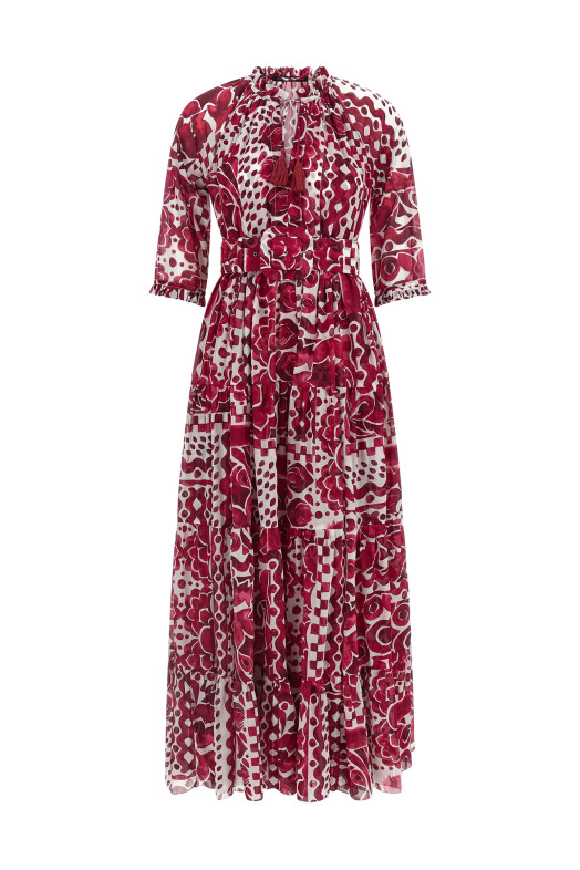 'Eden' dress Fuchsia