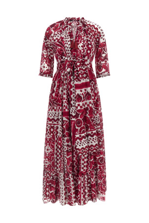 'Eden' dress Fuchsia