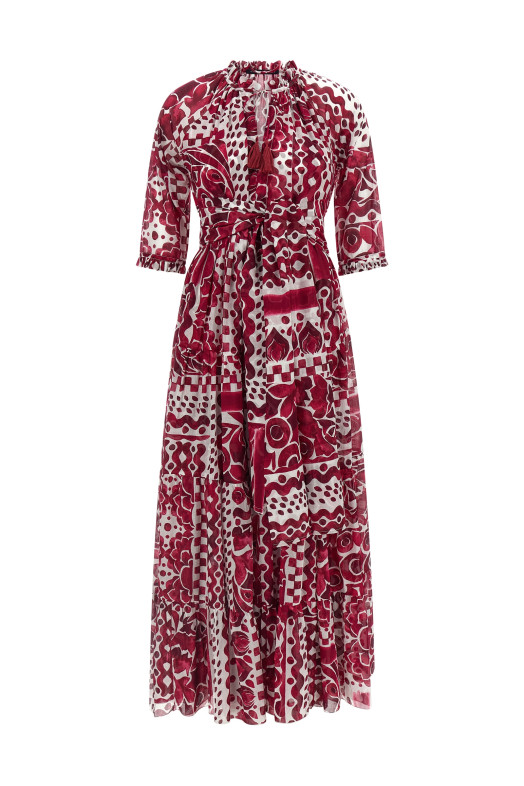 'Eden' dress Fuchsia