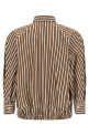 'Shadow' striped shirt Brown