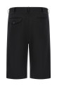 Zip bermuda shorts Black