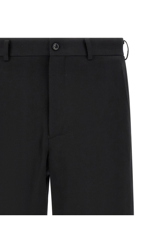 Zip bermuda shorts Black