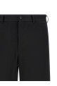 Zip bermuda shorts Black