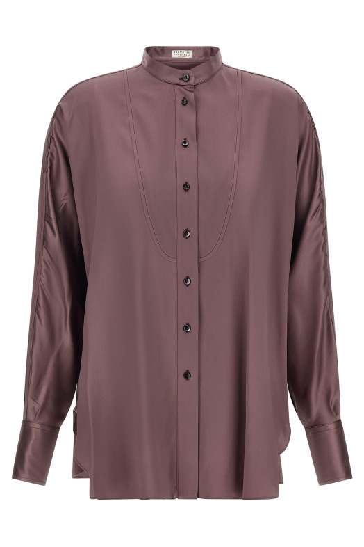 Korean collar shirt Purple