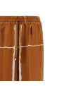 Silk pants Brown