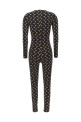 'Moon Printed' catsuit Black