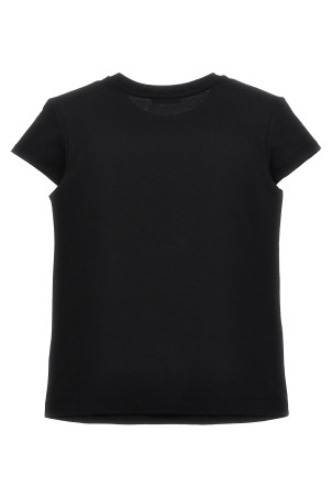 Футболка з логотипом, чорна BALMAIN KIDS BW8A91Z0082930OR