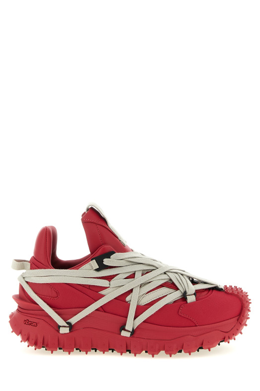 Moncler + Rick Owens 'Trailgrip Megalace' sneakers Red