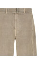 Denim bermuda shorts Gray