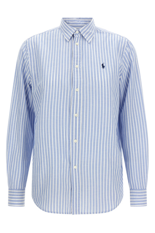 Cotton and linen shirt Multicolor