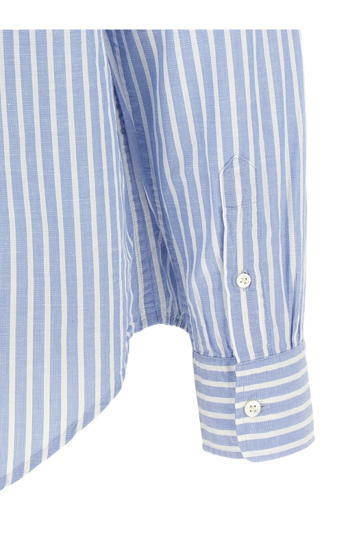 Cotton and linen shirt Multicolor