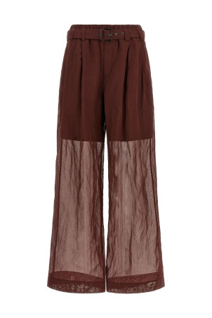 'Loose' pants Bordeaux