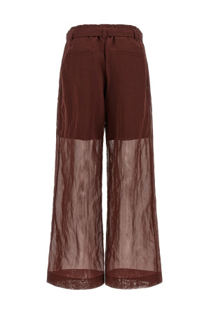 'Loose' pants Bordeaux