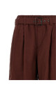 'Loose' pants Bordeaux
