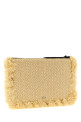 Raffia clutch Beige