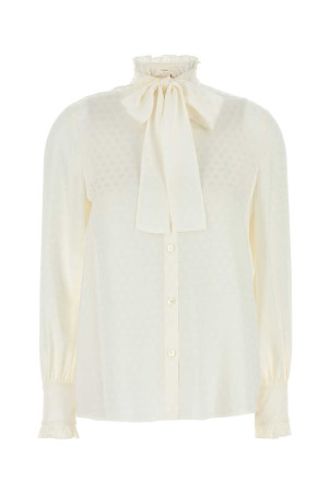 White silk shirt VALENTINO GARAVANI (7B3AB7T89HT)