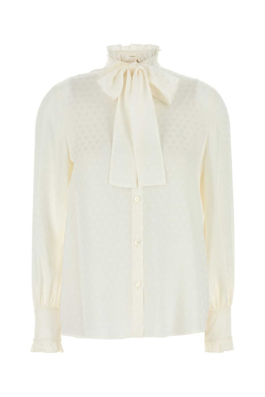 White silk shirt VALENTINO GARAVANI (7B3AB7T89HT)