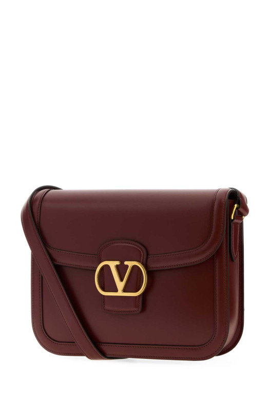 Burgundy leather 9TO5 shoulder bag VALENTINO GARAVANI (7W2B0R15UHF)